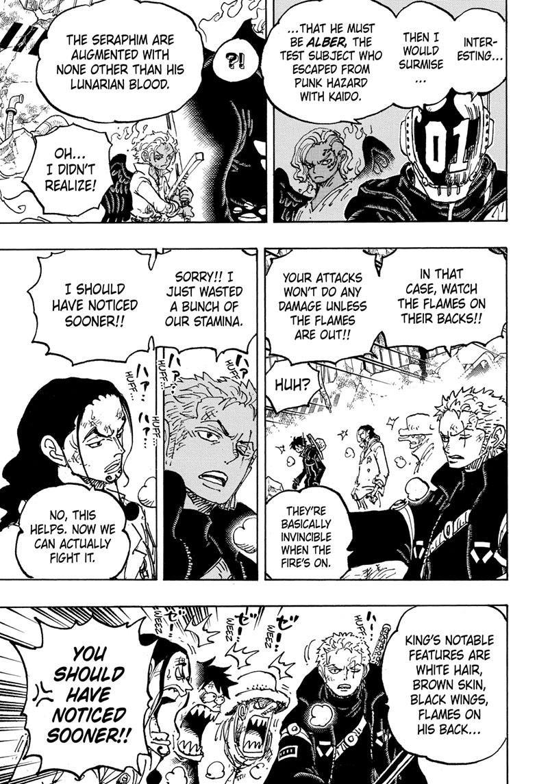 One Piece 1077: Lunarian powers make King one of the strongest